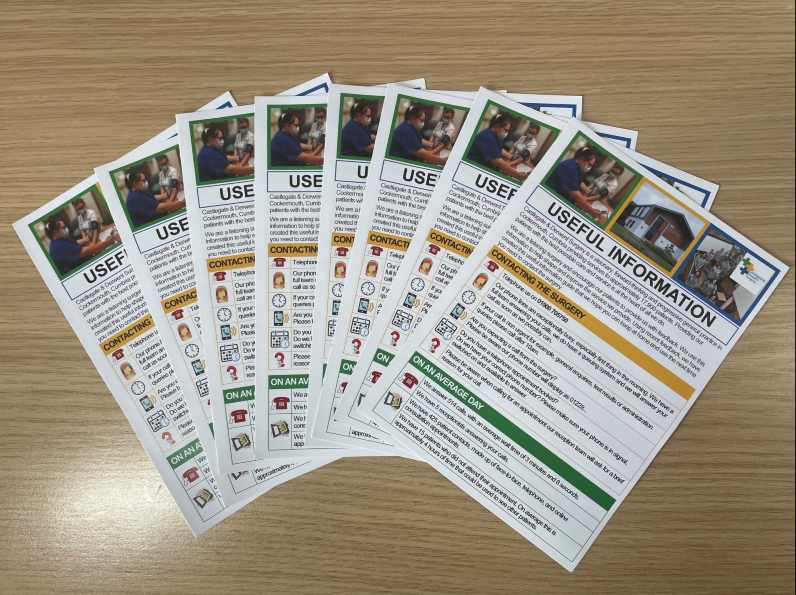 image of the patient focus group leaflet